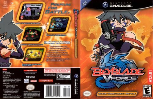 Beyblade V Force Cover - Click for full size image